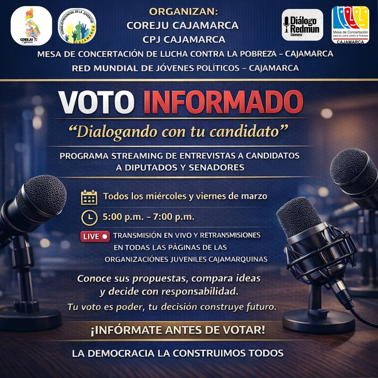 Campaña Voto Informado: Dialogando con tu Candidato